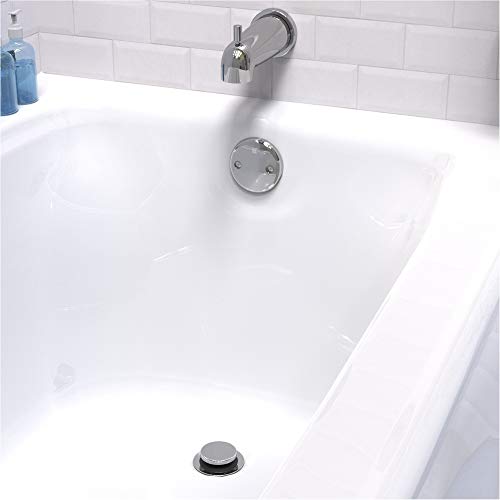 Keeney 630Pvc Foot Lok Stop Bathtub Drain Kit, 1-1/2-Inch Fits All Standard Size Tubs, Polished Chrome #TOP4