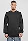 Urban Classics Herren Basic Terry Crew Sweatshirt, Schwarz (Black 00007), XXL