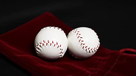 MJM Strong Chop Cup Balls White Leather (Set of 2) by Leo Smetsers - Trick
