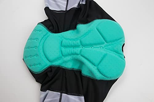 Coconut Ropamo CR Men's Cycling Jersey Set Road Bike Jersey Zipper Pocket Bib Shorts with 4D Padded Cycling Clothing Set