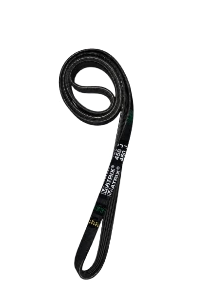 450J Poly-V Drive Belt for Air Bike & Fitness Equipment | Replacement V Belt for Exercise Bike, Spin Bike & Elliptical Trainer | Durable Ribbed Rubber Belt-image-29