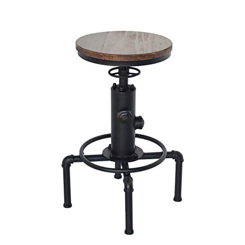 B.Bファニシング カウンターチェア ブラック 幅45.5×奥行45.5×高さ59~75cm SMOKY SMLC-45BLK