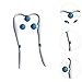 Generic Electric Neck Massager Neck Massager Roller Muscle Relief with Massage Balls Legs USB Lightweight Neck Massage Instrument, Blue