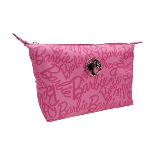 ARDITEX, Neceser Minnie, bolsa de higiene Minnie Disney, precisa de tecido de lona com fecho de correr, ideal para organizar cosméticos ou pequenas coisas, poliéster 26 x 16 x 7 cm, Barbie, Barbie