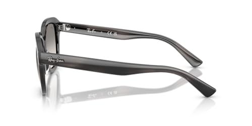 Image of Ray-Ban Unisex Sunglasses Opal Dark Grey Frame, Grey Lenses, 51MM