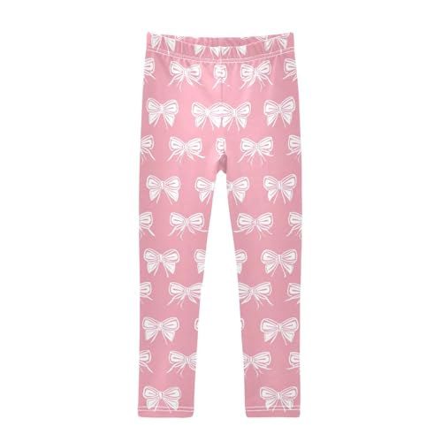 Girls' Leggings Bow-Knot Pink Kids Yoga Tights Pants 1 Pack 20858139