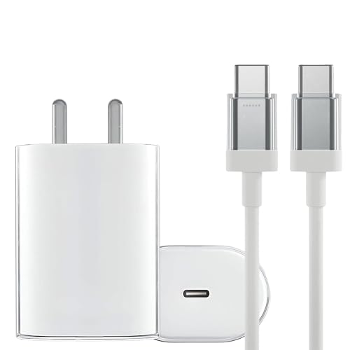 Image of Original 45W PD 3.0 Fast Charger with Type C to C Cable Compatible for Nothing Phone (1), Nothing Phone (2) (2024W0540)