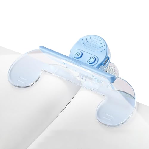 Marque-pages transparents lumineux et pinces de maintien pour livres de cuisine et partitions