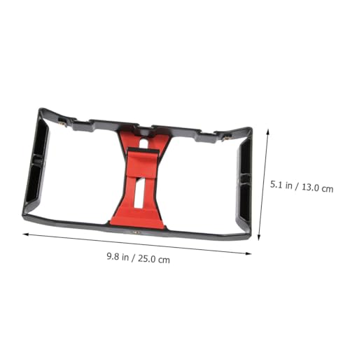 Soporte PHENOFICE de Plástico Rojo para Teléfono Móvil Evita Caídas en Grabación 2