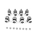 4-8Pcs Shower Door Pulley Wheels Sliding Glass Door Rollers Bathroom Accessories 20/22/23/25/27mm