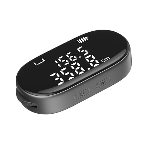 Mètre à ruban numérique 328 pieds rechargeable pour chantiers de construction