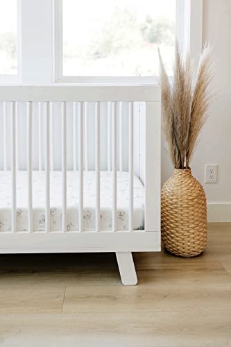 Marlowe & Co Organic Cotton Muslin Crib Sheet For Baby Boy And Girl (Wild Jasmine) #TOP2