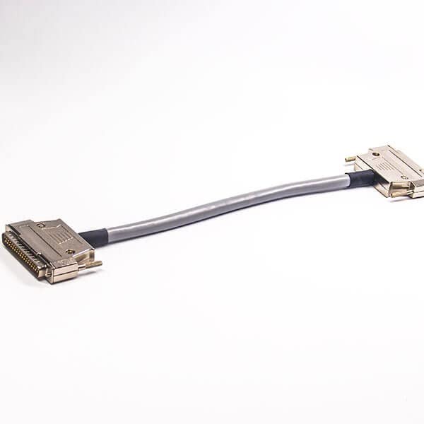 DB25 Male Cable Straight Type Metal Case DB25 Male Cable Assembly 30CM