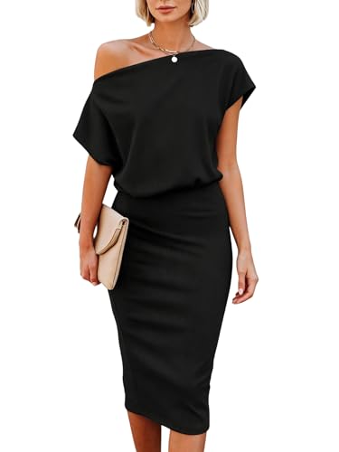 Robe ajustée épaule dénudée pour sublimer la silhouette en fête