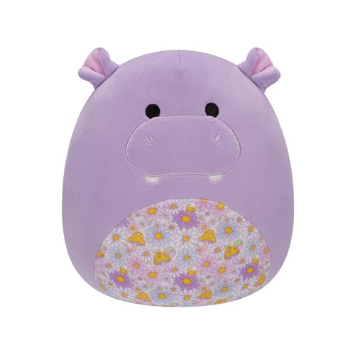 Squishmallows Peluche Hanna el hipopótamo Morado 20 cm – Squishmallow 2024 Original
