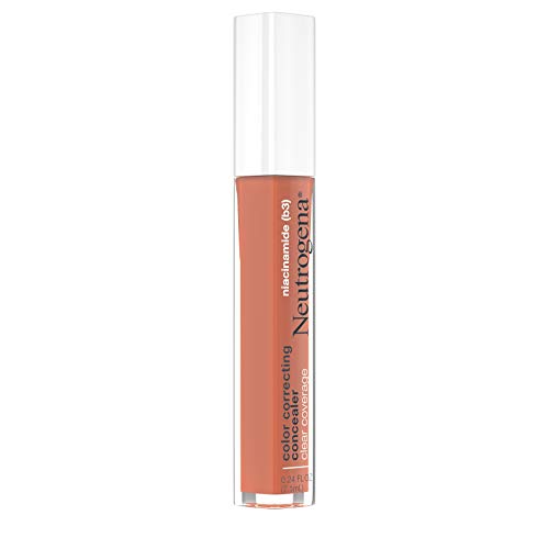 Neutrogena Clear Coverage Color Correcting Concealer Makeup, Lightweight Concealer With Niacinamide For Dark Spots, Oil-, Fragrance-, Paraben- & Phthalate-Free, Deep Peach, 0.24 Fl. Oz #TOP6