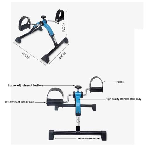 Ejercitador plegable de pedales para brazos y piernas miniatura 2