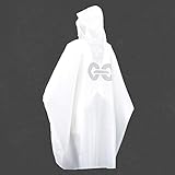 GESICHT BLEIBT TROCKEN: Der verstärkte Kapuzen-Schirm sorgt dafür, dass Regen- und Spritzwasser nicht in ihr Gesicht läuft. Mit diesem Regencape haben Sie jederzeit den vollen Durchblick! Die Alternative für Fahrradregenjacken und Regenkleidung.