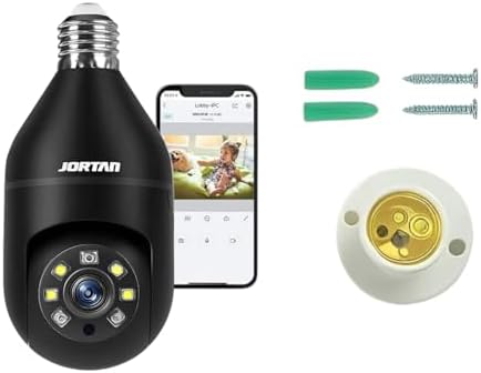 Câmera Segurança IP Lâmpada WiFi Full HD 1080p com Visão Noturna ...