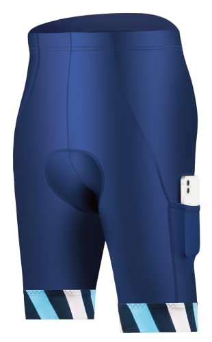 CEROTIPOLAR Mens LongDistancePad Cycling Bike Shorts, Bicycle Biking Shorts UPF50+