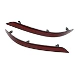 Motoforti Bumper Reflector Side Marker for Audi Q3 F3 2018-2022 Plastic Red Durable Rear Left Right Bumper Reflectors