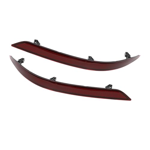 Motoforti Bumper Reflector Side Marker for Audi Q3 F3 2018-2022 Plastic Red Durable Rear Left Right Bumper Reflectors