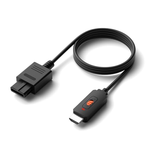 Y.D.F N64 to HDMI Converter, HD Link Cable for N64, Nintendo 64 to HDMI Compatible Nintendo 64/ Game Cube/SNES/SFC （Fully Upgraded Version）