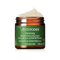 Antipodes Harmony Manuka Honey Day Cream – Anti Blemish Moisturiser – Hyaluronic Acid for Skin Hydration –Combination, Oily & Acne Prone Skin - 60 ml