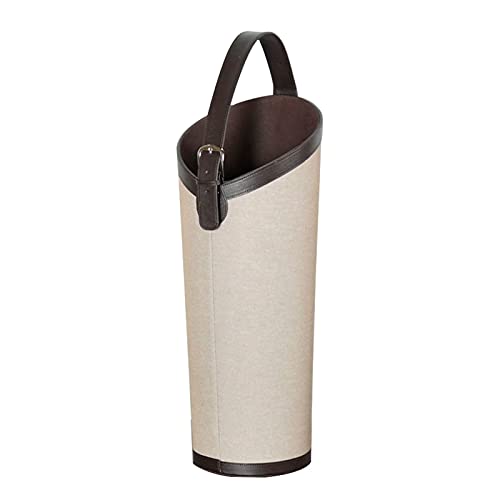 Porte-parapluie compact blanc idéal pour optimiser une petite entrée - 2