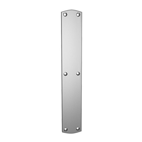 Brass Art Style/Various Designed Fingerplate, Push Plate in Polished Chrome/Satin Nickel (Push Plate – 457x76mm, Satin Nickel)