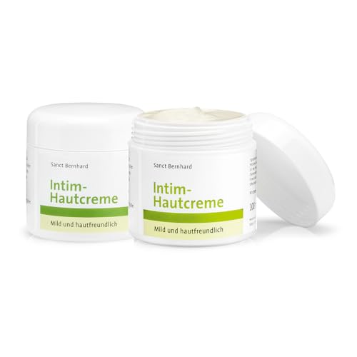 Sanct Bernhard Intim-Hautcreme mit Ringelblume, Kamille & Jojobaöl 2x 100 ml Sanct Bernhard Intim-Hautcreme mit Ringelblume, Kamille & Jojobaöl 2x 100 ml