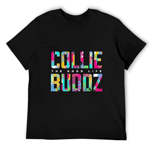 Photo de PHKVY Collie Buddz - Multi-Color Good Life T-Shirt Black