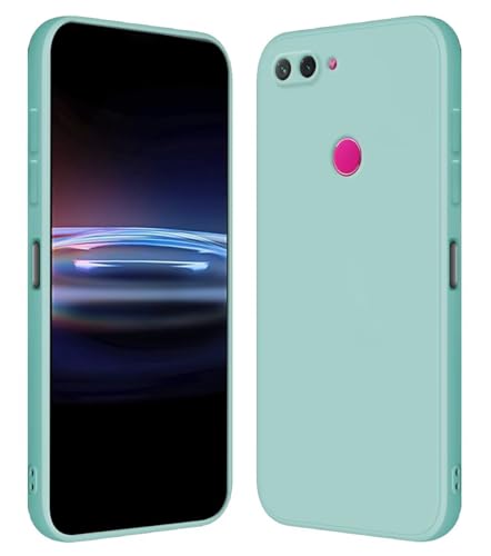 RankOne Funda para Xiaomi MI 8 Lite (6.26' Inches) Carcasa de Silicona de TPU Suave - Cian Claro