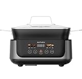 Slow Cooker 7 Quart | Programmable Multi-Cooker PFOA-Free Ceramic...