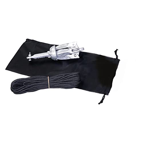 YakGear AB1 Anchor-in-A-Bag Grapnel Anchor Kit - 1.5 lbs.