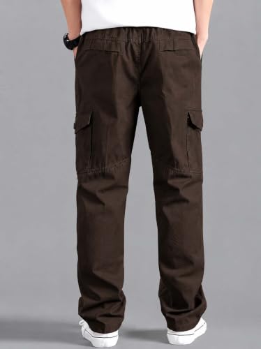 Image of Lymio Cargo for Men || Cotton Cargo Pant || Drawstring Waist Pant (Also Available in Plus Sizes) (117-120)