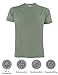 ALPIDEX Herren T-Shirts 5er Set Rundhals 100% Baumwolle Einfarbig Shirts Basic Shirt Kurzarm S M L XL XXL 3XL 4XL 5XL, Größe:L, Farbe:Storm