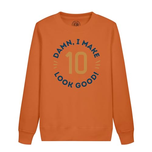 Sweatshirt enfant Damn I Make 10 Look Good pour souffler ses 10 bougies