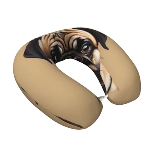 Almohada ergonómica de viaje con foam viscoelástico miniatura 2
