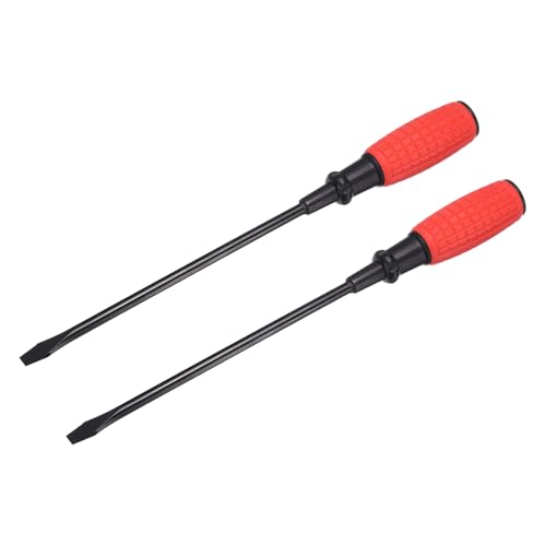 QUARKZMAN 2 Unidades Destornillador De Paleta SL7 Longitud 12.2' Acero 45# Magnético Con Empuñadura Ergonómica Para Electrodomésticos Muebles Reparación Automotriz