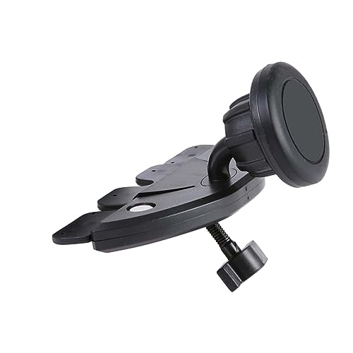 Housoutil Soporte de Teléfono Móvil Magnético para Ranura de CD Coche Montaje con de Compatible con iPhone y Dispositivos GPS Negro
