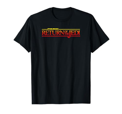 T-shirt Star Wars Return of the Jedi vêtement vintage geek et haut de gamme imprimé