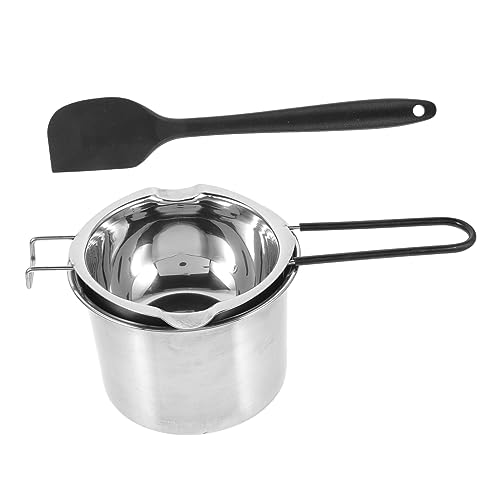 HOLIDYOYO Melting Pot Double Boiler Insert Candy Melting Pot Chocolate Warmer Compact Design Random Color