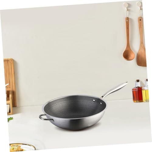 Wok de Acero Inoxidable KICHOUSE con Revestimiento Antiadherente miniatura 4