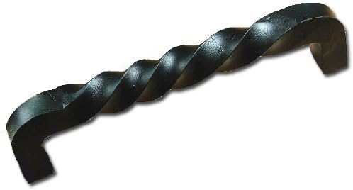 Barn Door Handle, Large Twisted Iron Door Pull Old World Rustic Tuscan Style