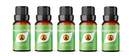 Aroma Energy | Marjoram Essential Oil - 50ml (5 x 10ml Bottles)...