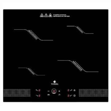 Cooktop 4 Zonas de Indução Tronos IF7010B1 - Mesa Vitrocêramica, Painel Touch com Timer, 9 Níveis e Power Boost - 220V