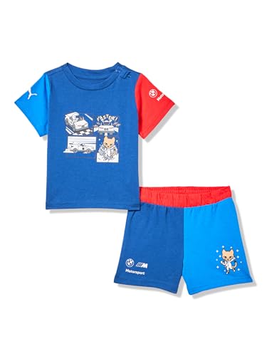 Ensemble PUMA BMW M Motorsport t-shirt et short pour les journées de bébé