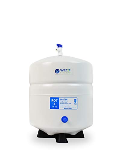 Image of Pressurized RO Water Storage Tank - Total Capacity 4.5 Gal & appx. 2.8 Gal Usable Capacity (ROT-4-W)
