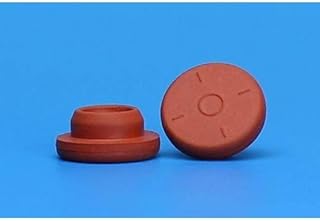 J.G. Finneran Associates 5001SW-20R, Red Rubber Straight Wall Stopper (2 Packs of 1000 pcs)